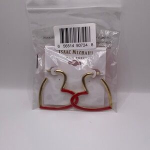 Isaac Mizrahi, New York heart earring’s NWT